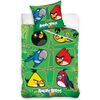 Dětské bavlněné povlečení Angry Birds Green, 140 x 200 cm, 70 x 80 cm