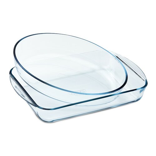 Pyrex Set steklenih pekačev 2 kos, 2,7 l + 2,2 l