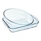 Pyrex üveg sütőedény készlet 2 db, 2,7 l + 2,2 l