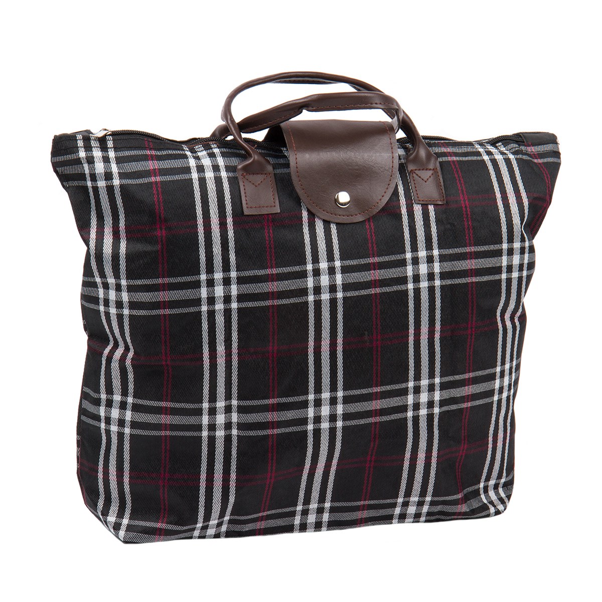 Skladacia taška Kocka, čierna