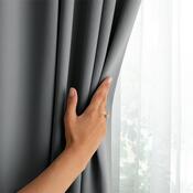 Restilo Záves Blackout EYELETS strieborná, 140 x 245 cm