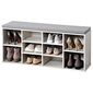 Kesper 15931 Suport pentru pantofi cu scaun, alb,103,5 x 48 x 29,5 cm