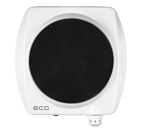 Plită electrică ECG EV 1512, alb