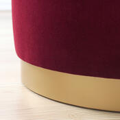 Taboret Dover Claret Red