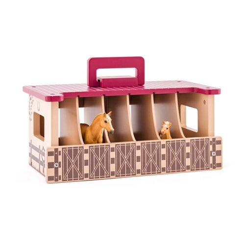 Faunica Stáj se dvěma koňmi