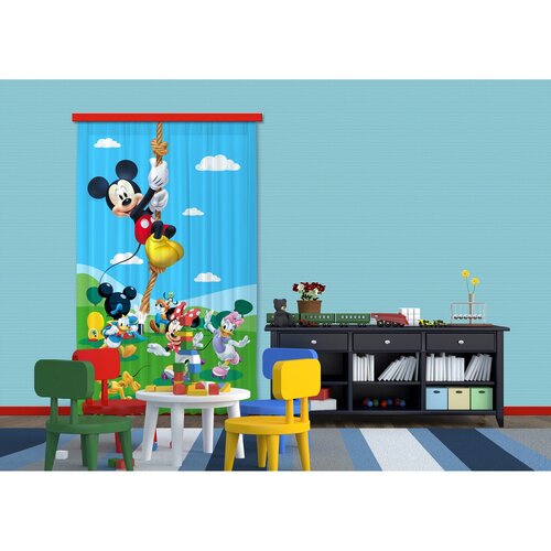 Detský záves Mickey & Minnie, 140 x 245 cm