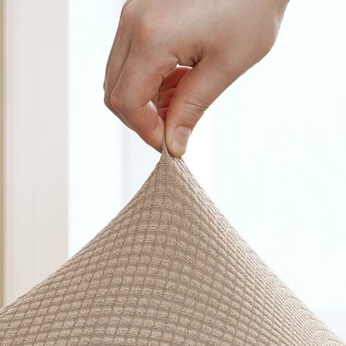 4Home Napínací poťah na stoličku Magic clean béžová, 45 - 50 cm, súprava 2 ks