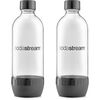 SodaStream 2x Flasche, Graugrau  ,