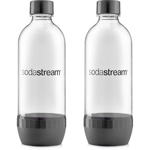 SodaStream 2x Flasche, Graugrau  ,