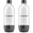 SodaStream 2x Flasche, Graugrau  ,
