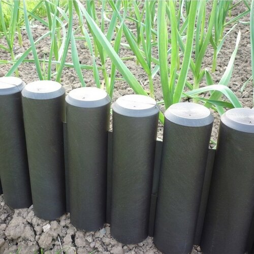 Садова огорожа — бордюр для газону «Maxi» теракота, 2 м