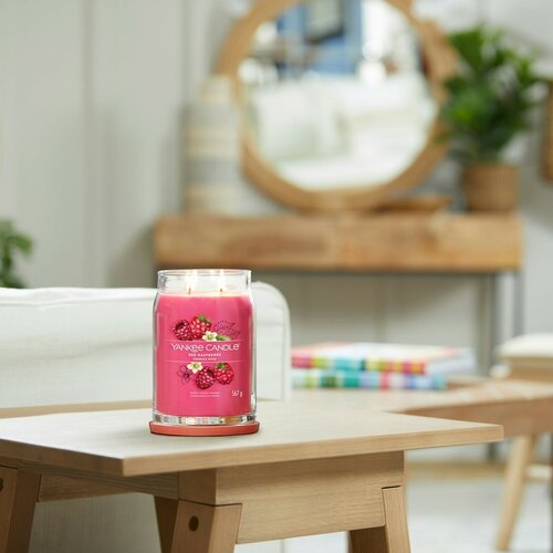 Yankee Candle Vonná svíčka velká Signature Red Raspberry, 567 g