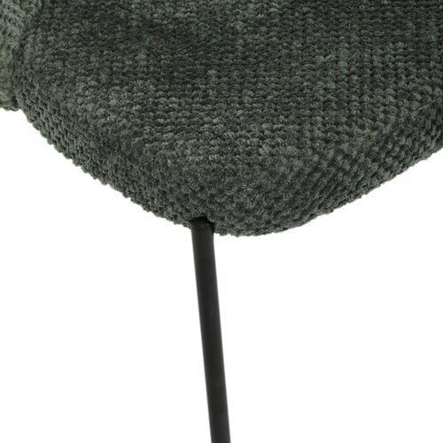 Scaun de sufragerie Bouclé CT-W1077 GRN2, verde