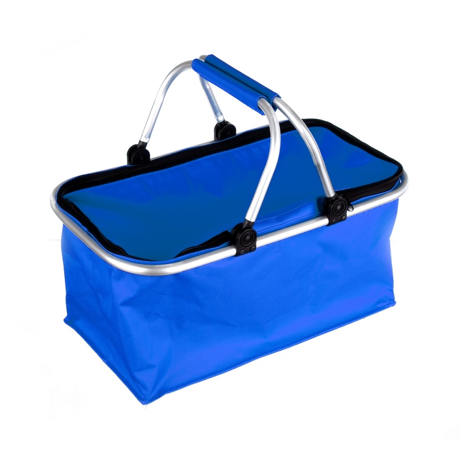 Fotografie Skládací kempingový košík (modrý) s uzavíráním na zip 5 VETROPLUS A84:37828
