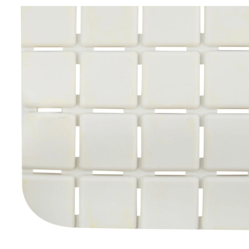 Spirella Protiskluzová podložka do sprchy QUADROPremium, biela, 54 x 54 cm