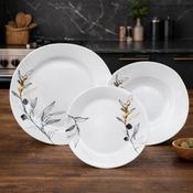 Arôme Home Fűzfa 18 db-os étkészlet, extra fehér