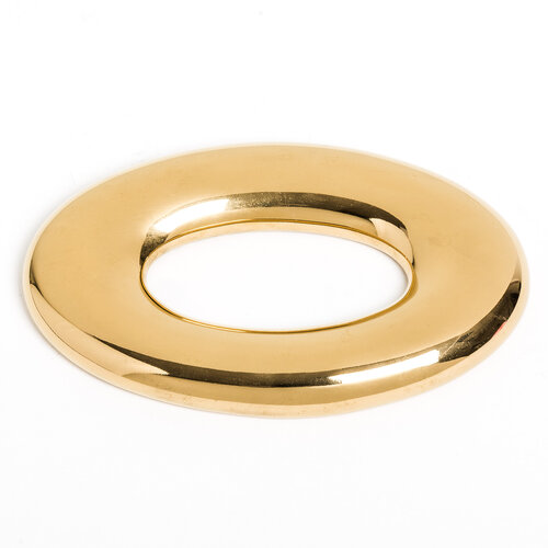 Tapeta 3D OWAL 17 cm, złota