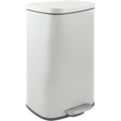 Spirella Pedálový odpadkový koš soft-close Akira30 l, matt white