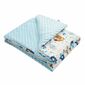 New Baby Pătură pentru copii Minky Ursuleți, albastră, 80 x 102 cm