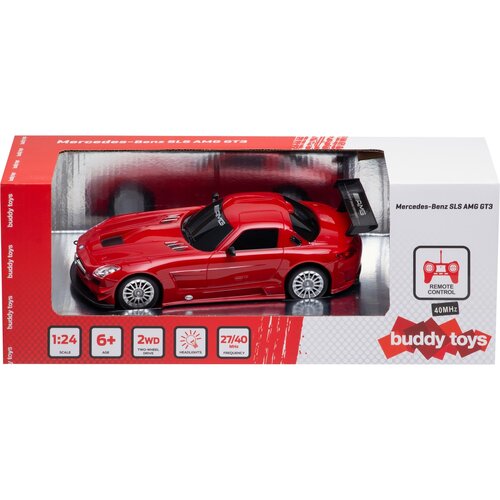 Buddy Toys BRC 24.061 Auto na diaľkové ovládanie Mercedes-Benz SLS, červená