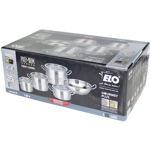 Elo 40995 Premium 5dílná sada nerezových hrnců Gourmet Plus