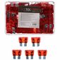 Sixtol FLACHSICHERUNGEN-SET MECHANIC FUSE SET 10A, 100 Stück