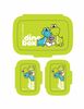 Tescoma Dino Zdrowe pudełka na drugie śniadanie 3 szt., zielony