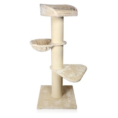 Tommi Škrábadlo za mačke Forza bež, 60 x 60 x 150cm
