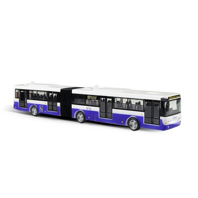 Autobus przegubowy Rappa niebieski, 36 cm