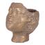 Betonna oblika za cvetlični lonec, glava, bakrena,premer 14 cm, 18 x 14 x 19 cm