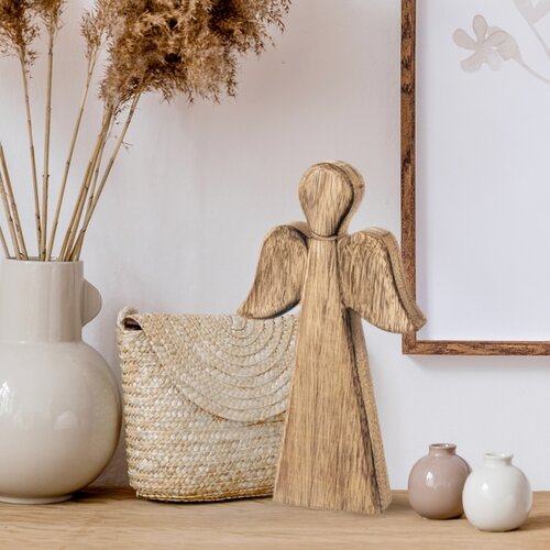 Orion Дерев'яна ялинкова прикраса АНГЕЛ, велика