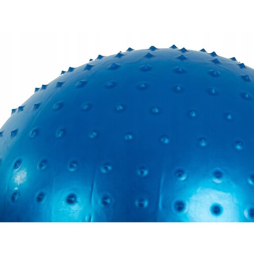 Gymnastik-Massageball 60 cm mit Pumpe, Blau