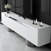 Măsuță TV Bohem White and Silver