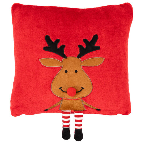4Home Božični prevlek za blazino Happy Reindeer,40 x 40 cm