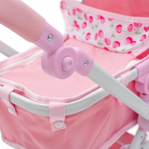 Baby Mix Cărucior pentru păpuși 2 în 1 Sophie roz, 63,5 x 37 x 63,5 cm