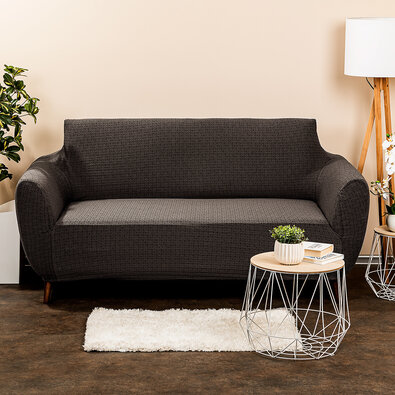 4Home Multielastični prevlek za sedež Comfort Plusrjava, 140 - 180 cm