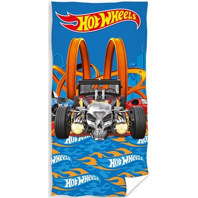 Ręcznik kąpielowy Hot Wheels Pętla,70 x 140 cm