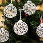 Set ornamente de Crăciun 4Home Snow, 12 buc.