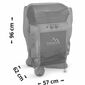 Capac pentru grătar cu gaz Cattara  negru, 57 cm