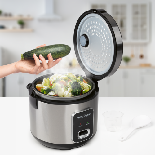 ProfiCook RK 1285 rizsfőző és gőzfőző 2in1