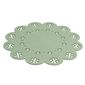 Altom Tischsets Snowflake grün, Durchmesser 38 cm , 4er-Set