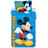 Lenjerie de pat pentru copii Mickey Mouse  2016 albastru, 140 x 200 cm, 70 x 90 cm