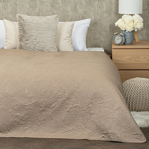 Cuvertură de pat 4Home Doubleface maro/bej, 220 x 240 cm