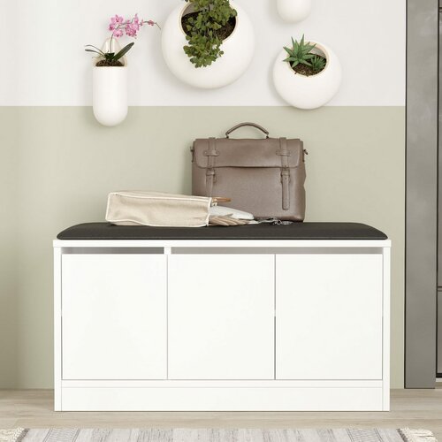 Skrinka na topánky Mire White