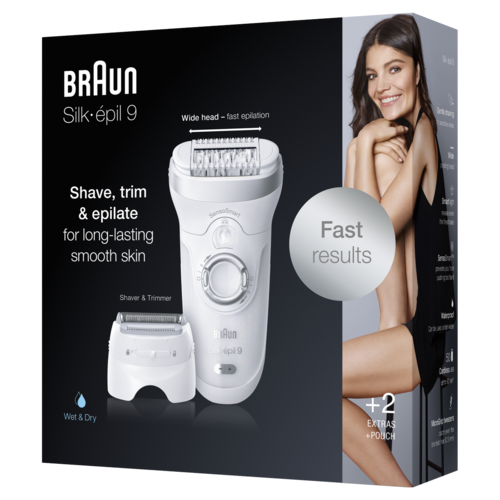 Braun Silk-épil 9-705 epilator, srebrny