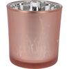 Скляний свічник Meissa, світло-рожевий, 7 x 8 см