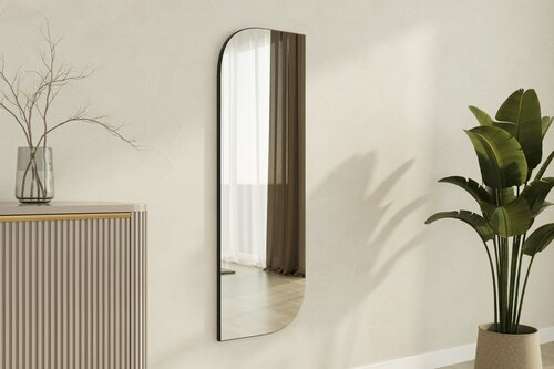 Zrcadlo Arni Black 40 x 120 cm