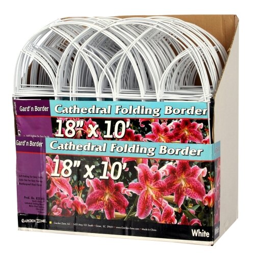 Gartenzaun weiß, 3 m