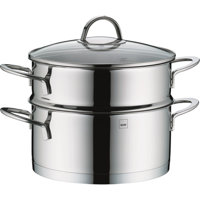 Kela Hrniec naparovací s pokrievkou nehrdz. oceľ CALIN, 20 cm