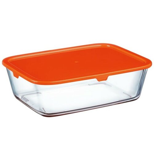 Mäser Komplet pojemników szklanychBasics, 3 szt., pomarańczowy